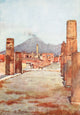 Italy 1907 A Street in Pompeii Poster Print by Alberto Pisa