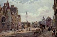 Oxford 1905 Broad Street & Balliol College Poster Print by William Matthison