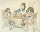 Studio 37 Children Playing Poster Print by Leonid Pasternak showcasing joyful children