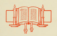 The Art & Practice of Typography 1917 Poster Print showcasing elegant typography design
