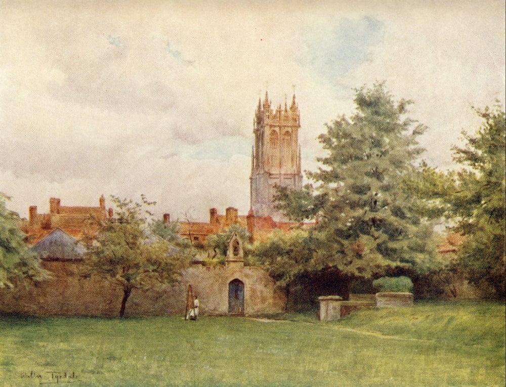 Somerset 1927 St. John's Tower Poster Print by Walter Tyndale