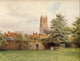 Somerset 1927 St. John's Tower Poster Print by Walter Tyndale