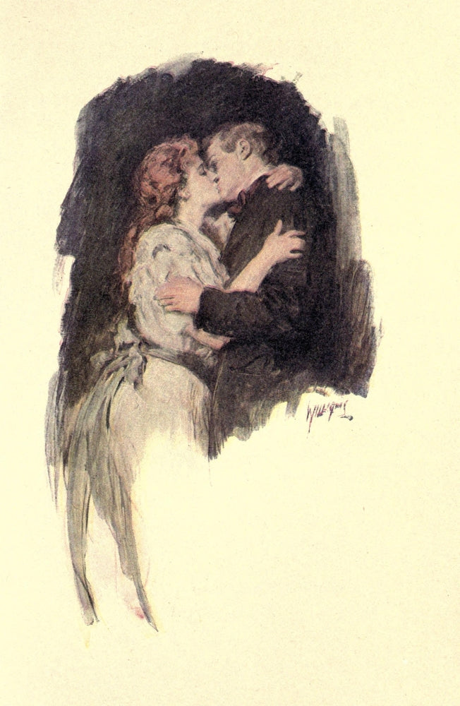 Seffy 1905 Kissing Couple Poster Print by Charles D. Williams