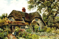 The Cottages & the Village Life of Rural England Poster Print by Alfred Quinton featuring Cowdray's Cottage.