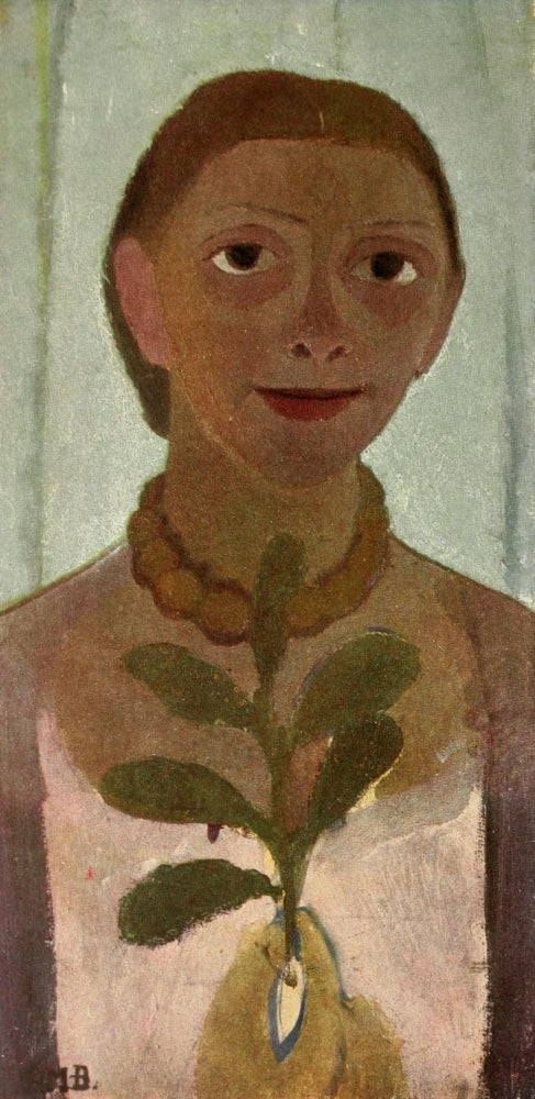 Self-Portrait 1 Fine Art Poster Print by Paula Modersohn-Becker