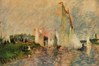 Regatta at Argenteuil fine art print by Pierre-Auguste Renoir