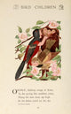 Bird Children 1912 Oriole Poster Print by M.T. Ross showcasing vibrant colors and detailed artwork.