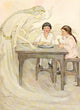 Mother's Nursery Tales The Water-Spirits Poster Print by Katharine Pyle, enchanting artwork for children's rooms.