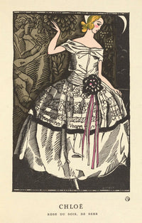 Gazette du Bon Ton 1921 Chloe Poster Print by Fernand Simon