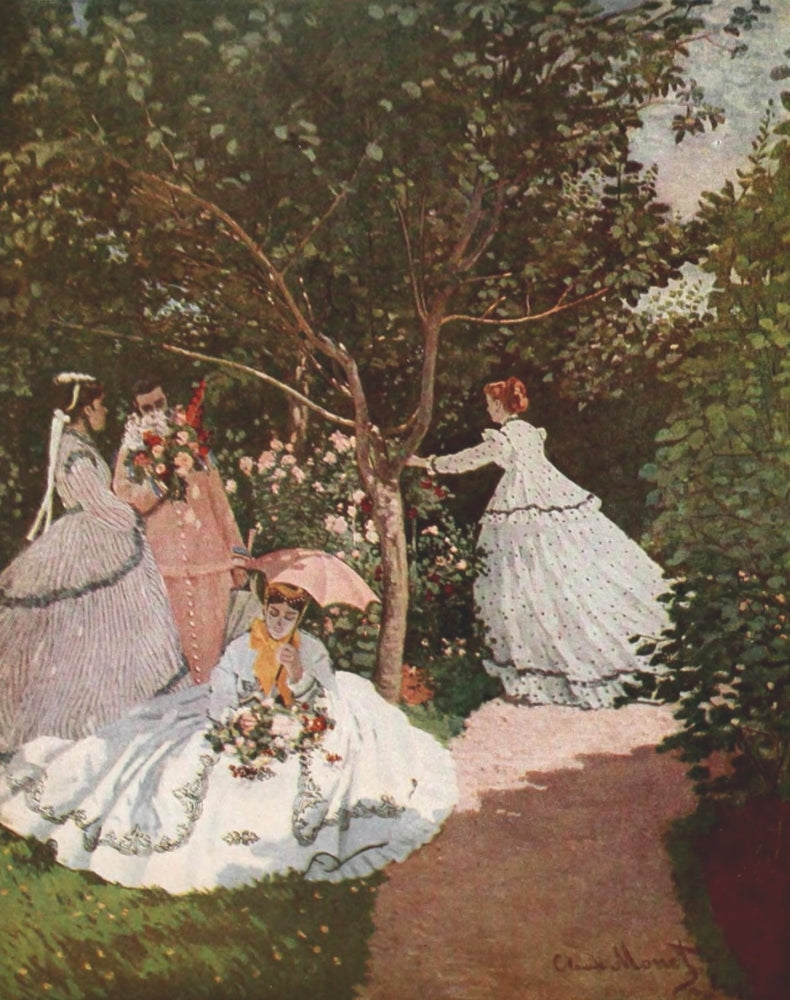 Women in the Garden Poster Print by Claude Monet