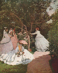Women in the Garden Poster Print by Claude Monet