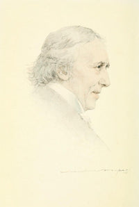 Henry Irving 1906 Portrait Poster Print by Mortimer Menpes