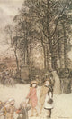 Book of Pictures 1913 Broad Walk Poster Print by A. Rackham