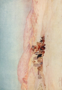 Below the Cataracts 1907 poster print by Walter Tyndale, showcasing a beautiful landscape.