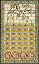 Belcher Mosaic Glass 1886 poster print by Alfred Pilgrim, vibrant colors and intricate details.