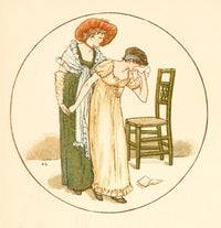 Language of Flowers 1884 It's Over Poster Print by Kate Greenaway