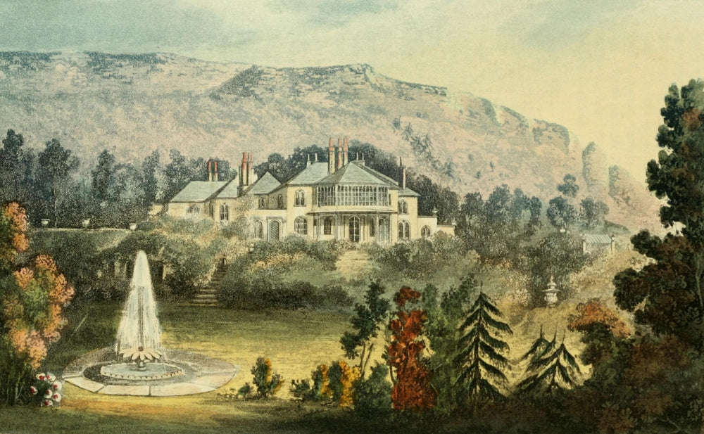 Repository of Arts Orchard Cottage Poster Print by J. Gendall