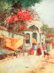 Constantinople 1906 Tomb in Scutari Poster Print by Warwick Goble
