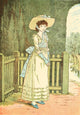 Marigold Garden Poster Print by Kate Greenaway featuring vibrant flowers.