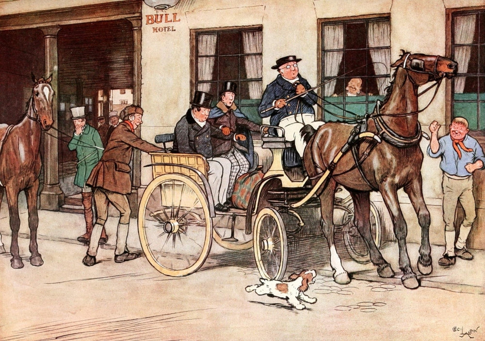 Posthumous Papers of the Pickwick Club 1911 Poster Print by Cecil Aldin