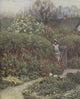 Happy England 1904 Wallflowers Art Print by Helen Allingham
