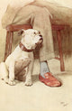 My Dog 1913 Love Poster Print by Cecil Aldin, showcasing a dog in a loving pose.