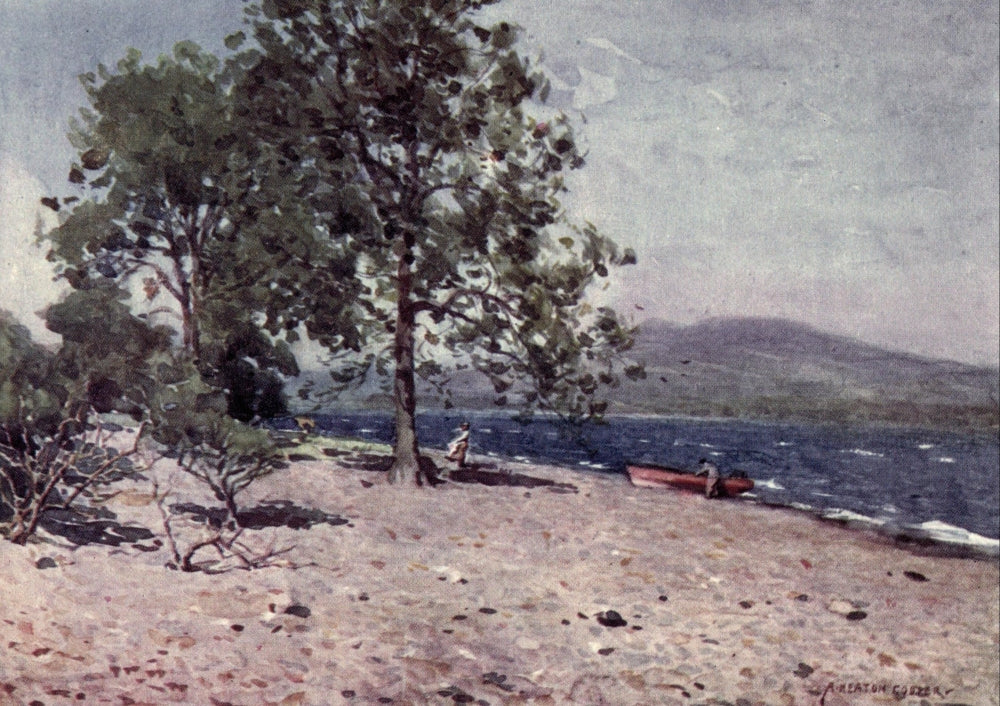 Bassenthwaite Lake Poster Print - English Lakes 1908 by A. Cooper