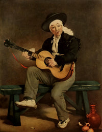 The Guitarist 1860 Poster Print by Édouard Manet - Art Print