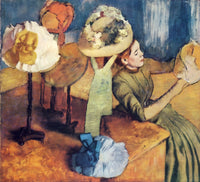 The Millinery Shop c.1884 Poster Print by Edgar Degas - Art Print