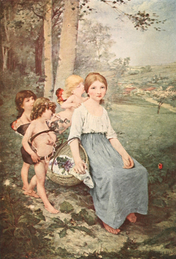 Song of Springtime Fine Art Print by Jules Bastien-Lepage.