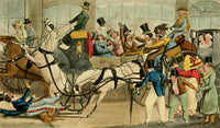 Sporting Repository 1904 Tandem Driving Poster Print by Henry Alken