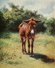 The Ass Fine Art Print by Rosa Bonheur featuring a beautiful donkey.