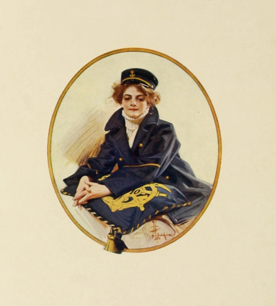 Lucky Bag 1918 Navy Lass Poster Print by J.C. Leyendecker