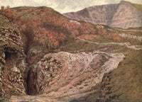 Peak Country 1914 Odin Mine & Mam Tor, Castleton Poster Print by William Biscombe Gardner