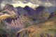 Wild Lakeland 1922 Scawfells from Hardknott Pass poster print by A. Cooper.