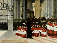 Music of the Modern World Boys' Choir Poster Print by Albert P. Dawant.