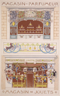 Esquisses Decoratives c. 1900-4 Poster Print by Rene Binet featuring intricate vintage designs.