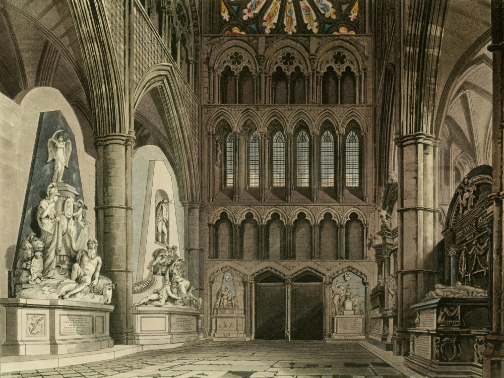 Abbey Church of St. Peter's Westminster Transept Poster Print by Frederick Mackenzie