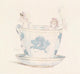 A Calm in a Tea-Cup Poster Print by Kate Greenaway, vintage art piece.
