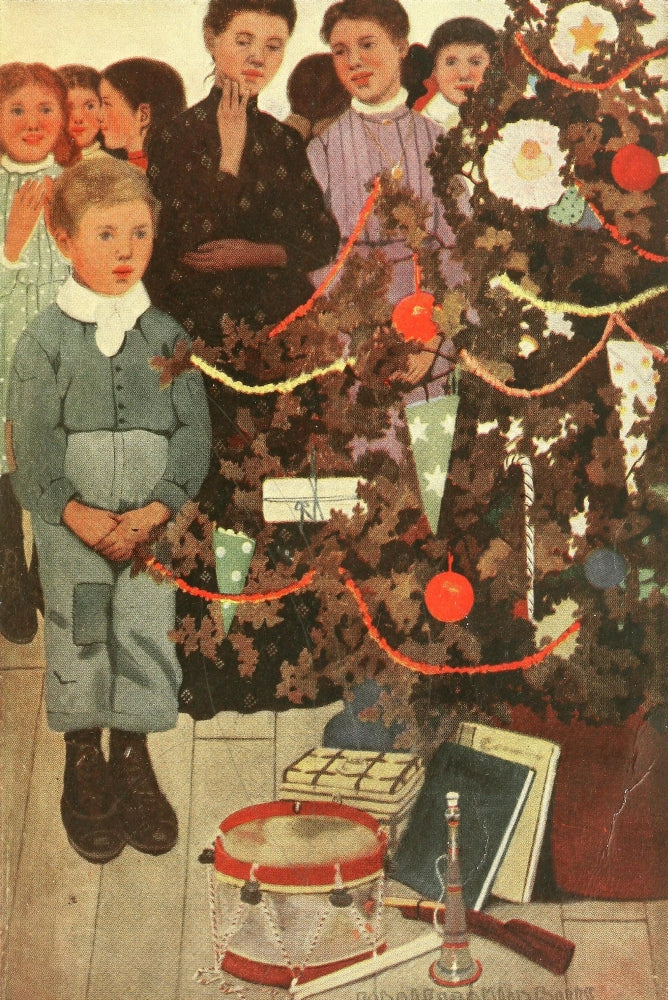 Runaway Boy Christmas Poster Print by Ethel Franklin Betts - Vintage Holiday Art