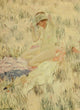 Sur les Dunes poster print by Frederick C. Frieseke, featuring serene beach landscape art.