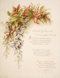 Fulness of Joy 1886 Under His Shadow Poster Print by Frances Ridley Havergal