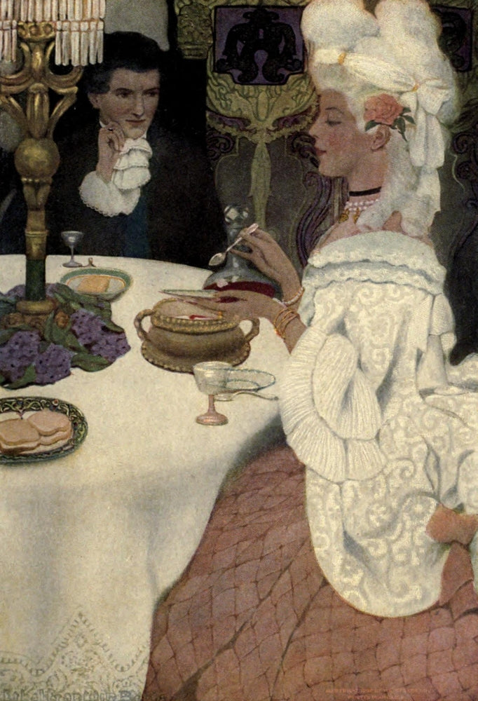 The Heart of Lady Anne Teatime Poster Print by Ethel Franklin Betts showcasing vintage elegance.