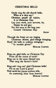 Merry Christmas to You, My Friend 1907 Holiday Poster Print featuring Christmas bells.