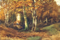 Essex 1909 Glade in Epping Forest Poster Print by Louis Burleigh Bruhl