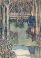 The Children's Book of Gardening 1909 Irises Poster Print by Winifred Cayley-Robinson.