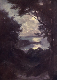 Beautiful Wales 1905 Beaumaris by Moonlight Poster Print by Robert Fowler