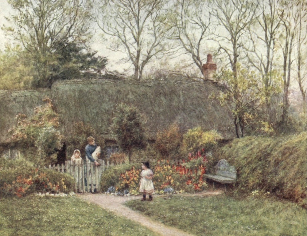 Happy England 1904 Pound Green, Freshwater Poster Print by Helen Allingham