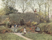 Happy England 1904 Pound Green, Freshwater Poster Print by Helen Allingham