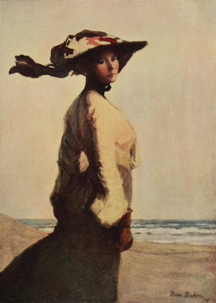Portrait of Madame B. Poster Print by Max Bohm, vibrant artwork, elegant decor.